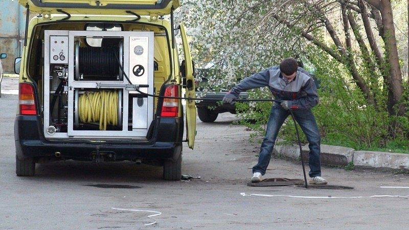 Прочистка канализации, чистка канализации, чистка труб