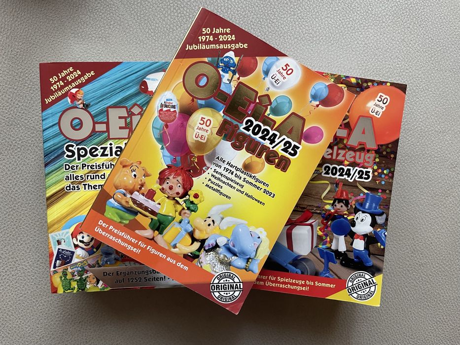 O-Ei-A Официални каталози на играчките Kinder 2024/25