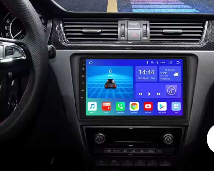Navigație Android CarPlay Skoda Rapid 2012-2019