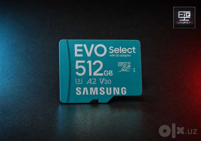 Карта памяти Samsung EVO Select 512 ГБ microSD U3