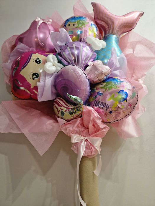 Buchet baloane gigant Sirene - Reducere