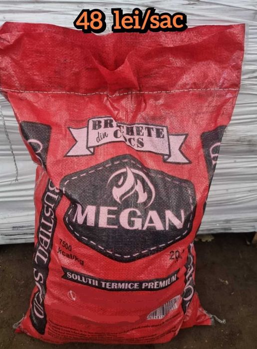 Brichete din Cărbune Petrolier Cocs Megan