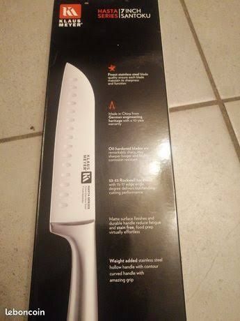 Cuțit Klaus Meyer Santoku  de 7''