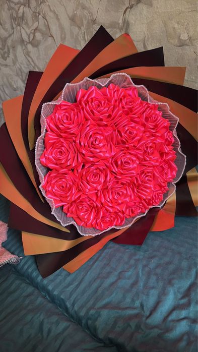 Атласные букеты Город алматв