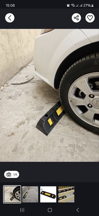 Колесоотбойник, парковочный барьер