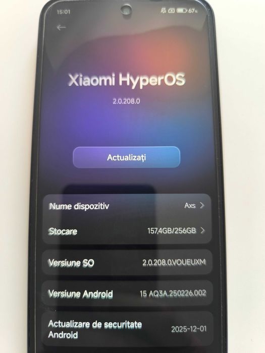 Xiaomi Redmi 15 5G / Garanție / acumulator de 7000 mAh