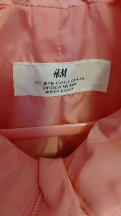 Бонбонено розово пролетно яке H&M