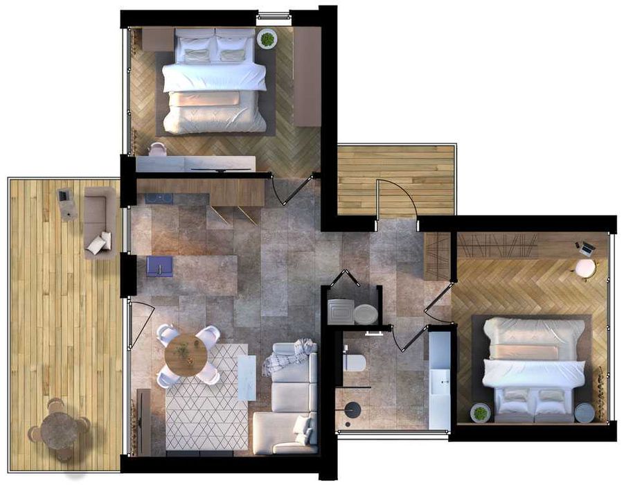 Продава се Тристаен апартамент в к.к. Св.Св. Константин и Елена - 80 кв.м за 1799 €/кв.м - Снимка #1