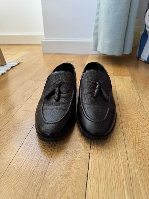 Pantofi Mocasini Damat noi din piele maro marimea 42