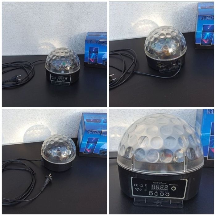 Led flat par light 18x1w rgb disco party ball 6x3w accesorii camera