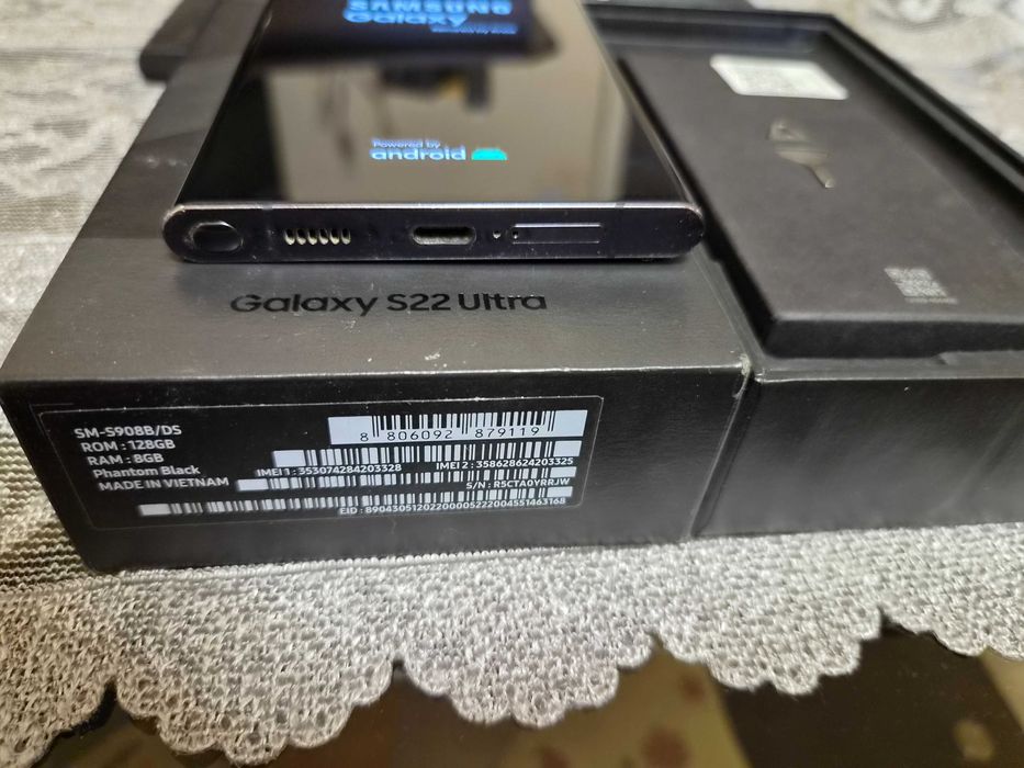 Vand Samsung S 22 Ultra 5G