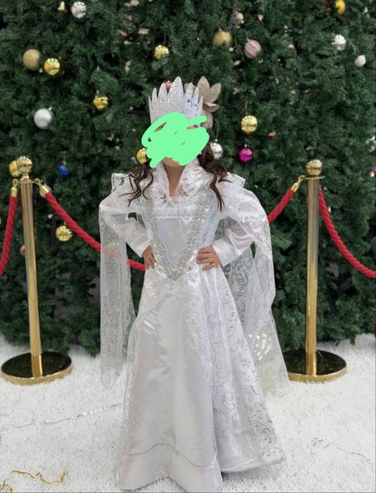 Продам костюм снежная королева б/у но Отличном состоянии!