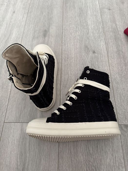 rick owens high slashed
