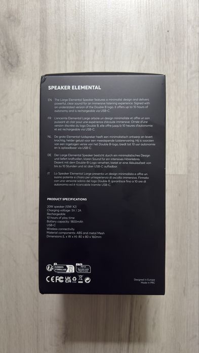 Boxă Portabilă BOSS Elemental 20W *NOUA* *SIGILATA*