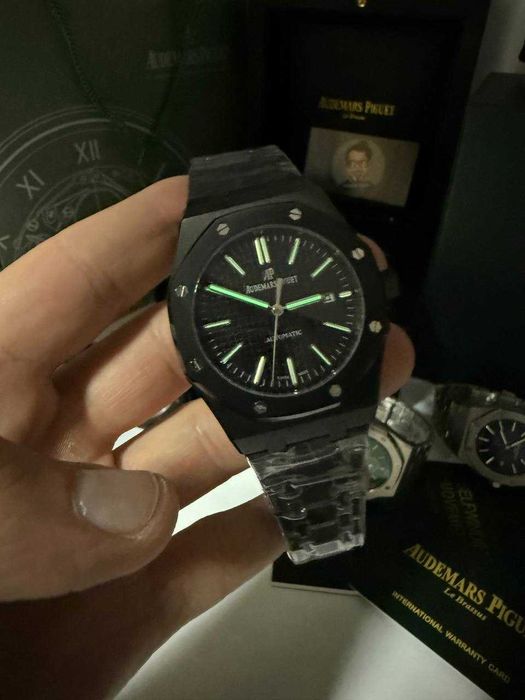 audemars piguet royal oak черно/синьо