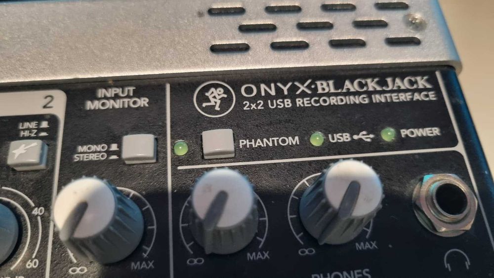 Placa de sunet Onyx Black Jack 2x2 usb recording interface