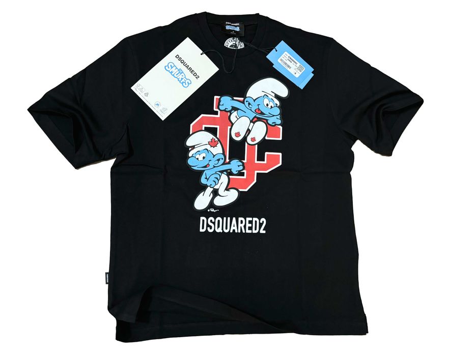 Oversize Тениска Dsquared The Smurfs - S M L 2XL Унисекс