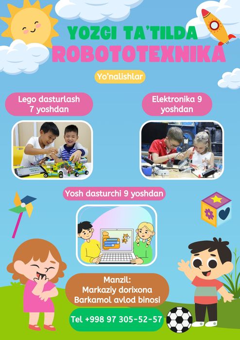 Bolalar uchun IT dasturlash kursi