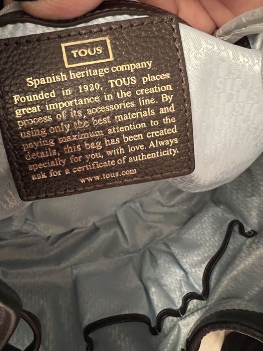 Geanta TOUS din piele maro