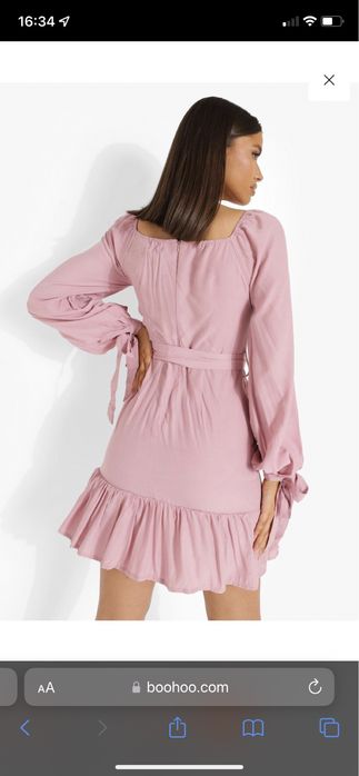 Rochie boohoo xs roz noua