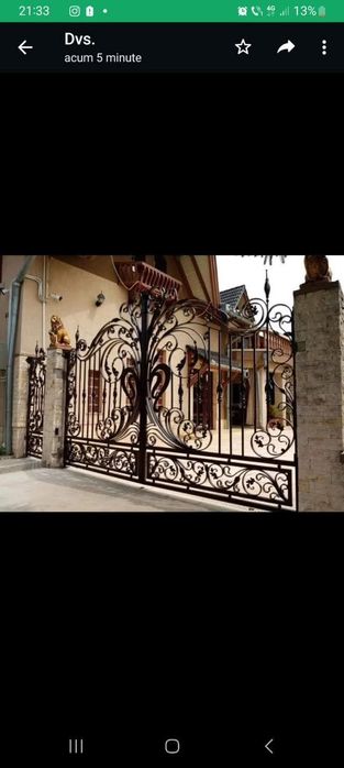 Porți din fier forjat