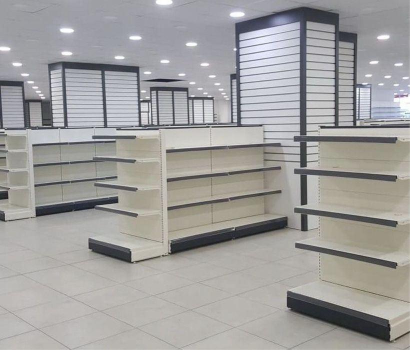 Rafturi pentru magazin metalice reglabile