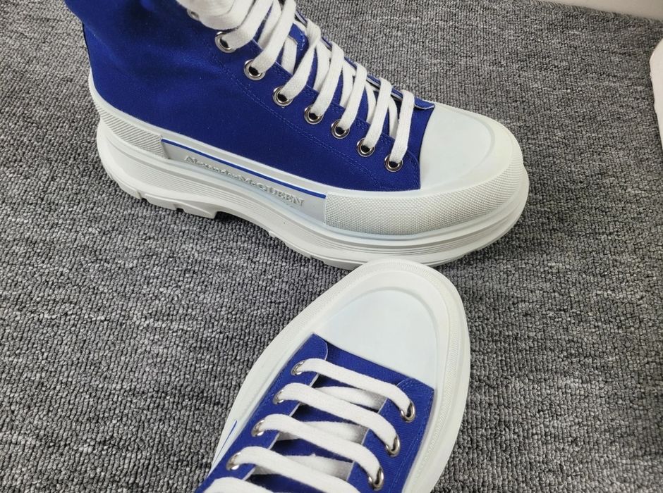 Alexander Mcqueen high albastru