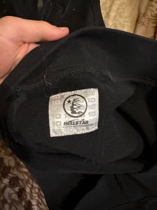 черное худи hellstar