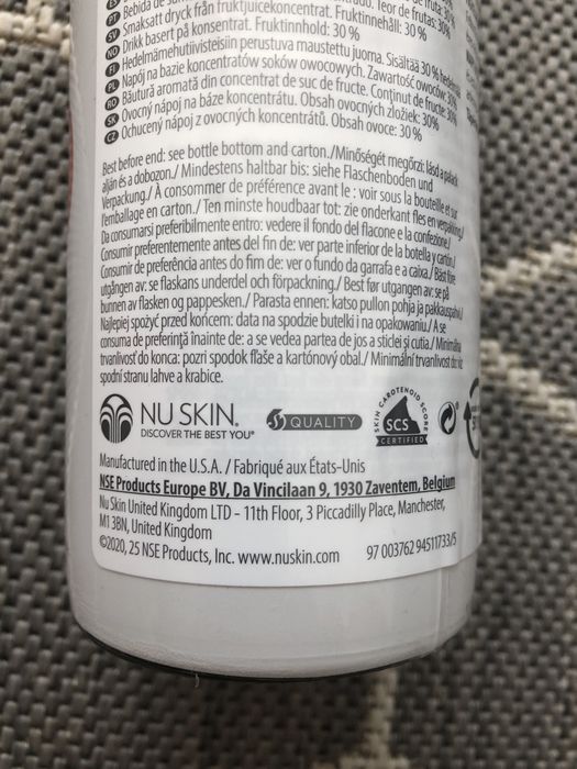 JVi, suc de fructe concentrat, energizant, 750ml, Pharmanex