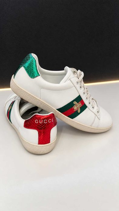Мъжки Обувки Gucci Ace Bee - Оригинални Дизайнерски Маратонки