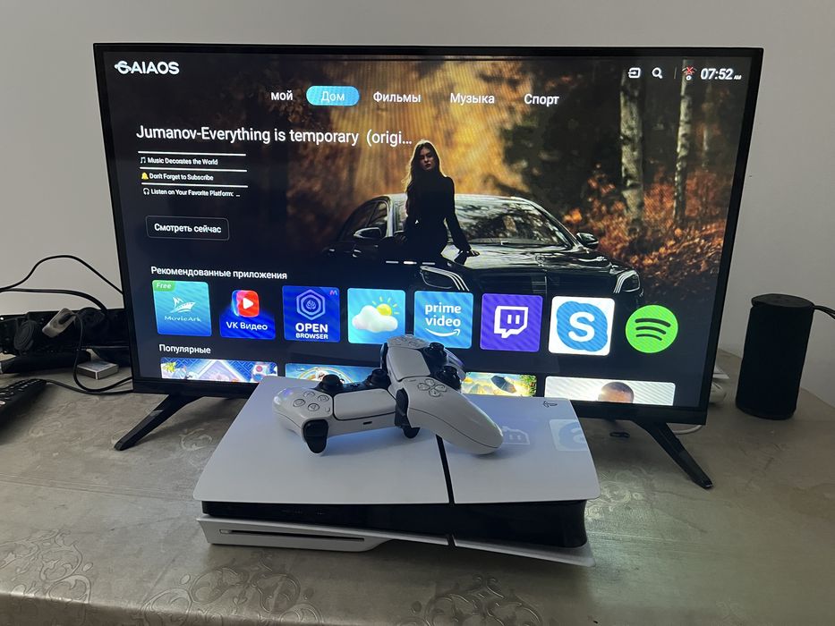 Продам Ps5 Slim вместе с телевизором