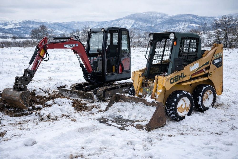 Execut lucrari cu excavator / bobcat / miniincarcator de inchiriat