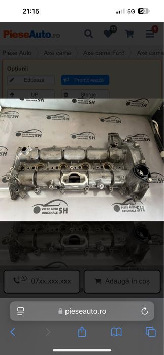 Axe came Ford transit custom Ranger 2,0 Ecoblue 2020 cod HG9Q-6E262