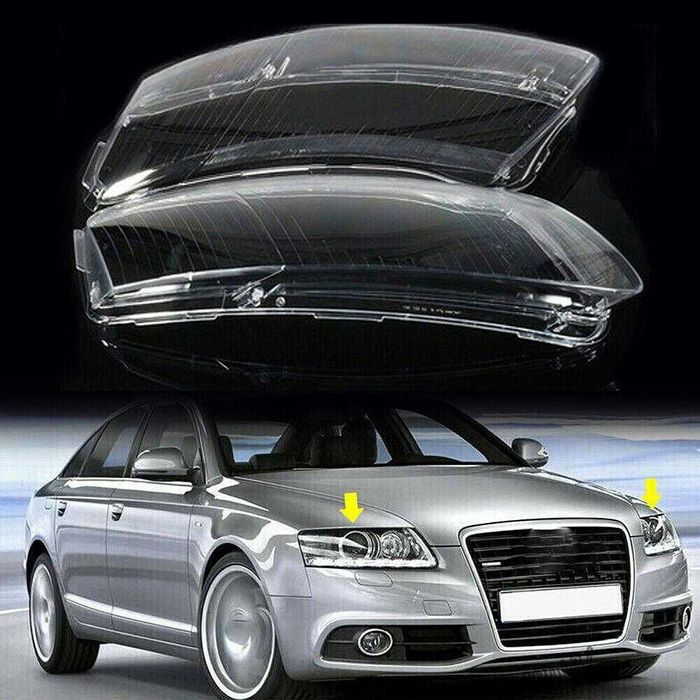 Стъкла за фарове на Audi A6 C6 , ауди а6 , капаци за фар, стъкло