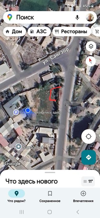 Yangihayot tumani Binokor maxalasida 5 sotik er sotiladii