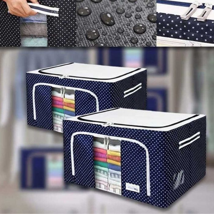 Сгъваема кутия за съхранение и подреден дом - 66L органайзер
