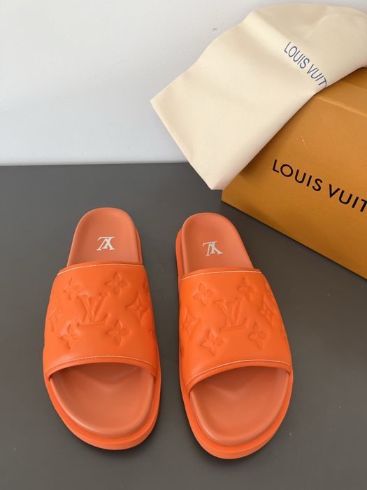 Papuci slippers orange
