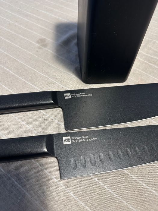 Set Cuțite din Xiaomi HuoHou, 4 buc, negru