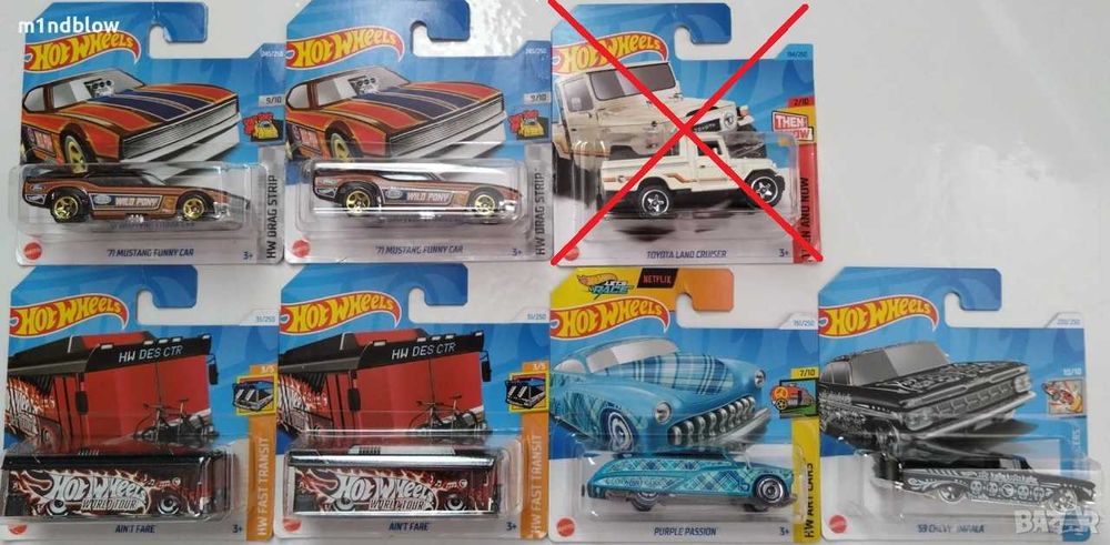 Метални колички Hot Wheels Matchbox 1:64 и Welly 1:32