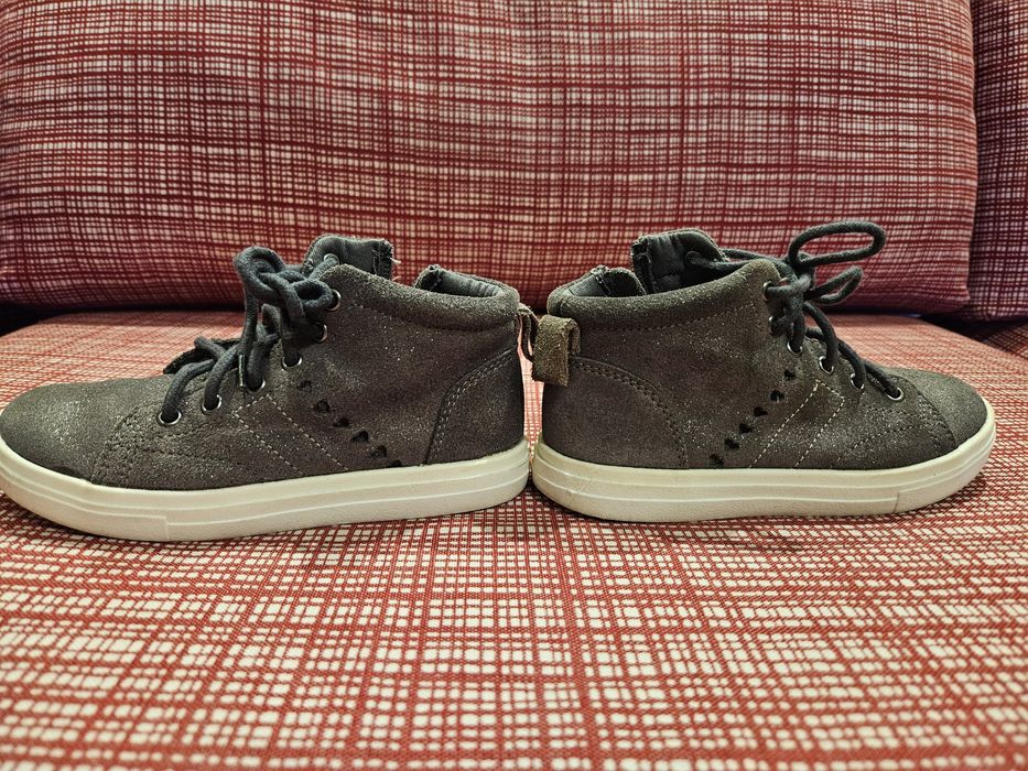 28 - Ghete primavara fetite, incaltaminte, pantofi fete piele intoarsa