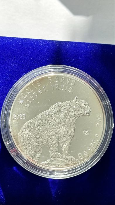 Серебро 999,9 — 2 oz | Серебряный Барс 2022 | Инвест-монета