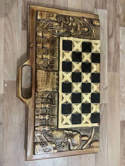 Нарды 3в1 ручная работа