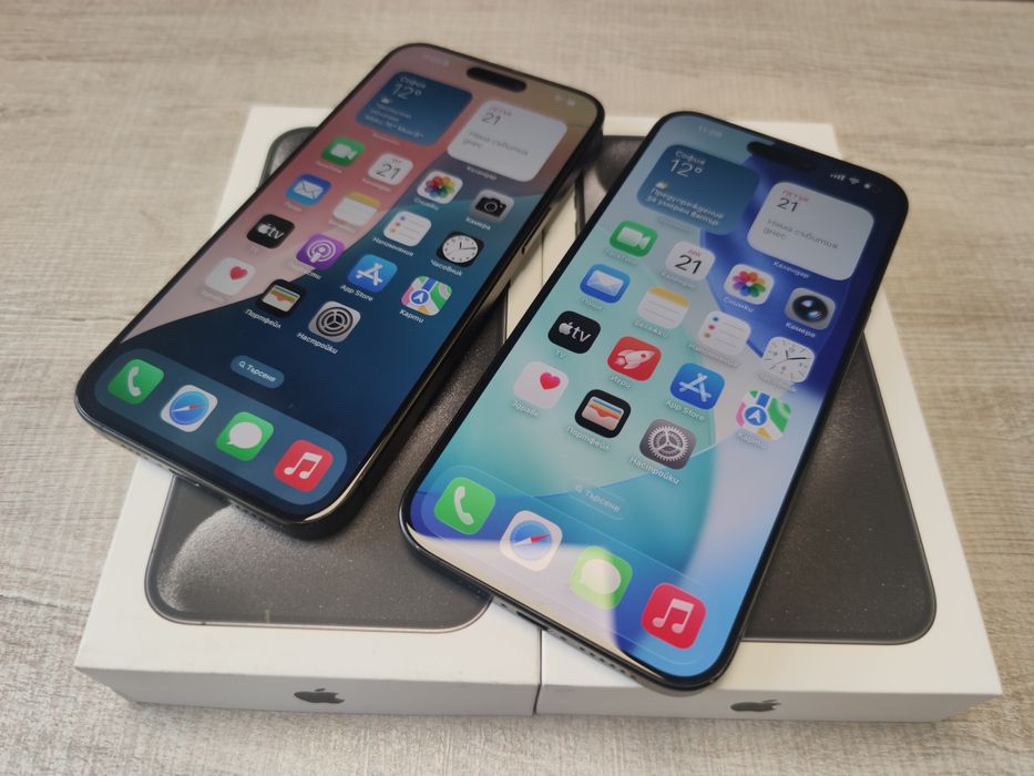 iphone 15 pro max 256GB Black Като нов!