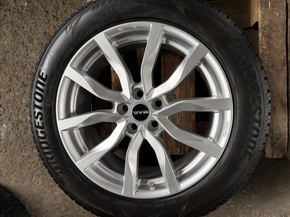 Jante Land Rover Range Rover Sport Vogue Discovery 3 4 5 cu anvelope M+S Bridgestone 255/55 R20