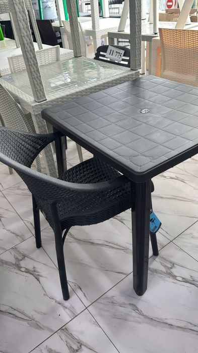 1 стол 4 стулья комплект емес