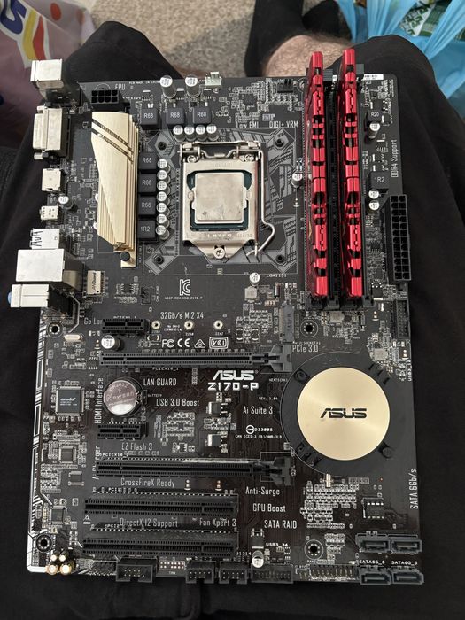 vand kit placa de baza asus z170-p + i5 6500 + 8 gb ram