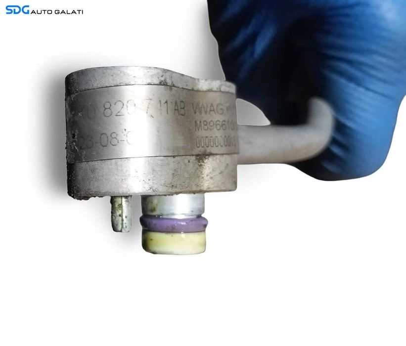 Conducta Teava AC Aer Conditionat Clima Skoda Octavia 2 1.6 Benzina 2004 - 2013 Cod 1K0820741AB [M9833]