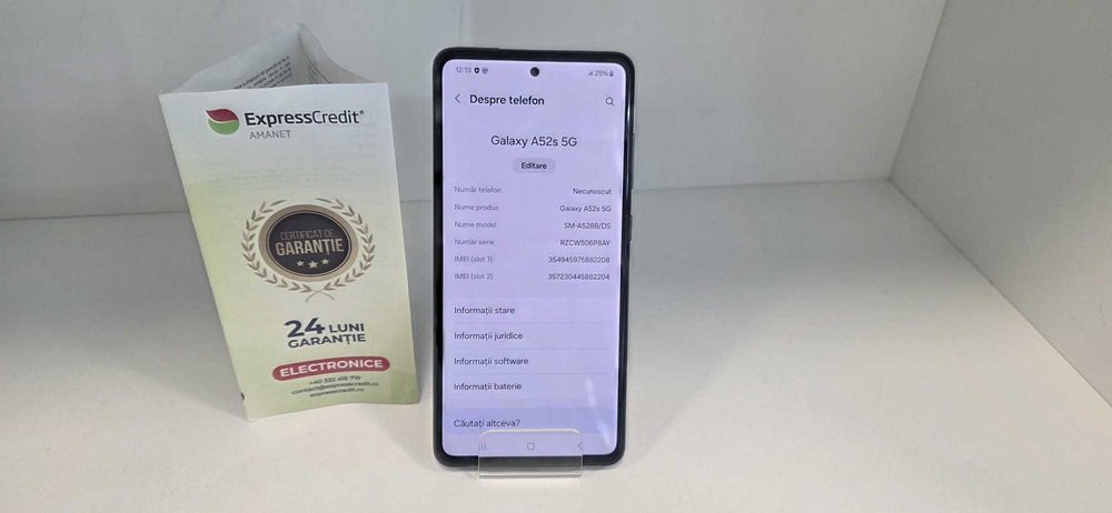 Samsung  A52s 6/128 gb (Ag8 Tudor/B75108) – Garantie 2 Ani!
