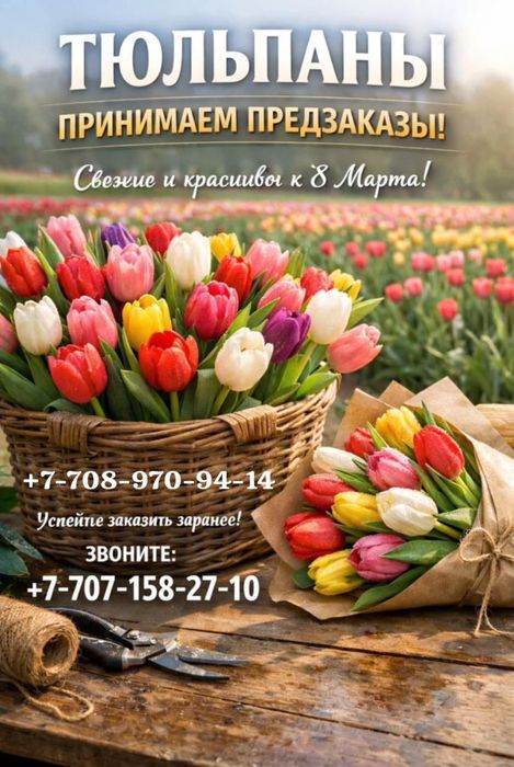 Тюльпаны предзаказ