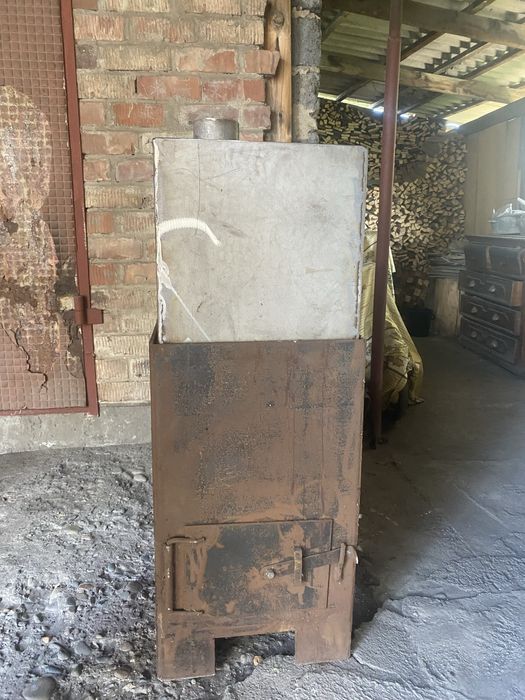 Печка для бани ручная работа